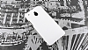 HTC One Mini Deri Desenli Beyaz Rubber Klf - Resim: 2