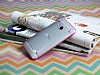 HTC One Pembe eritli effaf Rubber Klf - Resim: 1