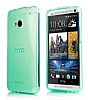 HTC One Ultra Koruma effaf Yeil Silikon Klf - Resim: 4
