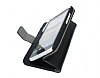 HTC One X Czdanl Standl Siyah Deri Klf - Resim: 3
