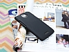 HTC One X Siyah Sert Rubber Klf - Resim: 1
