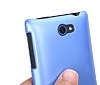 Eiroo HTC Windows Phone 8S Mavi Rubber Klf - Resim 5