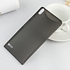 Huawei Ascend P6 Ultra nce effaf Siyah Rubber Klf - Resim: 1