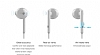 Huawei Honor AM115 Orjinal Mikrofonlu Beyaz Kulakii Kulaklk - Resim 3