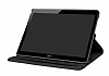 Huawei MediaPad T5 10 in 360 Derece Dner Standl Pembe Deri Klf - Resim: 3