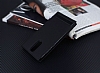 Huawei Mate 10 Lite Gizli Mknatsl Pencereli Siyah Deri Klf - Resim: 2