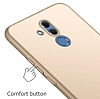 Huawei Mate 20 Lite Mat Rose Gold Silikon Klf - Resim 1