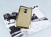 Huawei Mate 8 Tal Kenarl Simli Gold Silikon Klf - Resim 2