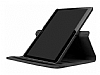 Huawei MatePad T8 360 Derece Dner Standl Siyah Deri Klf - Resim: 3