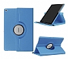 Huawei MediaPad T3 7.0 360 Derece Dner Standl Mavi Deri Klf - Resim: 3