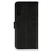Huawei P Smart S Czdanl Kapakl Siyah Deri Klf - Resim: 1