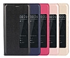 Huawei P10 Plus Pencereli nce Kapakl Siyah Klf - Resim 6