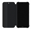 Huawei P20 Lite Orjinal Flip Cover Siyah Klf - Resim 2