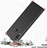 Huawei P20 Lite Tam Kenar Koruma Siyah Rubber Klf - Resim 1