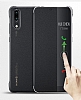 Huawei P20 Pro Orjinal Uyku Modlu Flip Cover Siyah Klf - Resim: 2