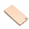Huawei P8 Lite Mat Gold Silikon Klf - Resim 2