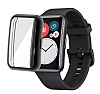 Huawei Watch Fit Siyah Silikon Klf (46 mm)