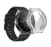 Huawei Watch GT 2 Ekran Korumal Silver Silikon Klf (46 mm)