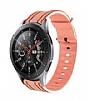 Huawei Watch GT 2 Renkli izgili Pembe Silikon Kordon (46 mm) - Resim: 1