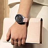 Huawei Watch GT 2e Mavi Dz Silikon Kordon (46 mm) - Resim 1