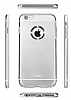 ibacks Fling iPhone 6 / 6S Premium Metal Silver Rubber Klf - Resim: 6