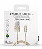 iDeal of Sweden Sparkle Greige Marble Lightning Data Kablosu 1m - Resim 3