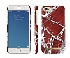 iDeal of Sweden iPhone 6 / 6S / 7 / 8 Scarlet Red Marble Klf - Resim 1