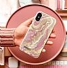 iDeal of Sweden iPhone X / XS Golden Blush Marble Klf - Resim 1