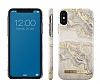 iDeal of Sweden iPhone X / XS Sparkle Greige Marble Klf - Resim 3