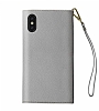 iDeal of Sweden Myfair Clutch iPhone X / XS Light Grey Klf - Resim 5