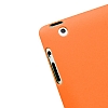 iPad 2 / iPad 3 / iPad 4 Smart Cover Uyumlu Turuncu Rubber Klf - Resim: 1