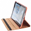 iPad Mini 360 Derece Dner Standl Turuncu Deri Klf - Resim: 5