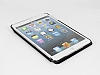 iPad Mini 2 / Mini 3 Standl Yan Kapakl Siyah Deri Klf - Resim 2