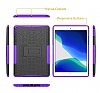 iPad 10.2 Ultra Sper Koruma Standl Mavi Klf - Resim: 3