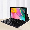 Samsung Galaxy Tab A7 10.4 2020 Bluetooth Klavyeli Standl Siyah Klf - Resim: 1