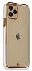 iPhone 11 Pro Max Bumper Beyaz Silikon Klf - Resim: 2