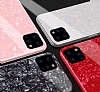 iPhone 11 Pro Granit Desenli Mavi Rubber Klf - Resim: 4