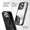 iPhone 11 Pro Aynal Silver Silikon Kenarl Rubber Klf - Resim 3