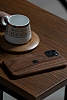 Woodenzy iPhone 11 Pro Max Doal Ceviz Ahap Kaplama - Resim 2