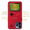 iPhone 11 Pro Max Oynanabilir Tetris Gameboy Krmz Telefon Klf - Resim 4