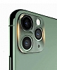 iPhone 11 Pro Siyah Metal Kamera Lensi Koruyucu - Resim 2