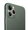 iPhone 11 Pro Metal Kenarl Cam Siyah Kamera Lensi Koruyucu - Resim 4