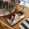 iPhone 11 Pro Renkli rdek Figrl Aynal Silver Rubber Klf - Resim 5