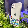 iPhone 11 Pro Max Sulu Mobil Uygulama Simgeleri Rubber Klf - Resim: 1