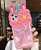 iPhone 11 Pro Sulu Simli Unicorn Mavi Silikon Klf - Resim 2