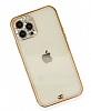 iPhone 11 Pro Tal Kamera Korumal Pembe Silikon Klf - Resim: 2