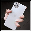 iPhone 11 Pro Silver Tal Kamera Lensi Koruyucu - Resim 2