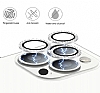 iPhone 12 6.1 in Sapphire Silver Kamera Lens Koruyucu - Resim 2