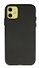 iPhone 11 Siyah Silikon Klf