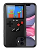 iPhone 11 Oynanabilir Tetris Gameboy Siyah Telefon Klf